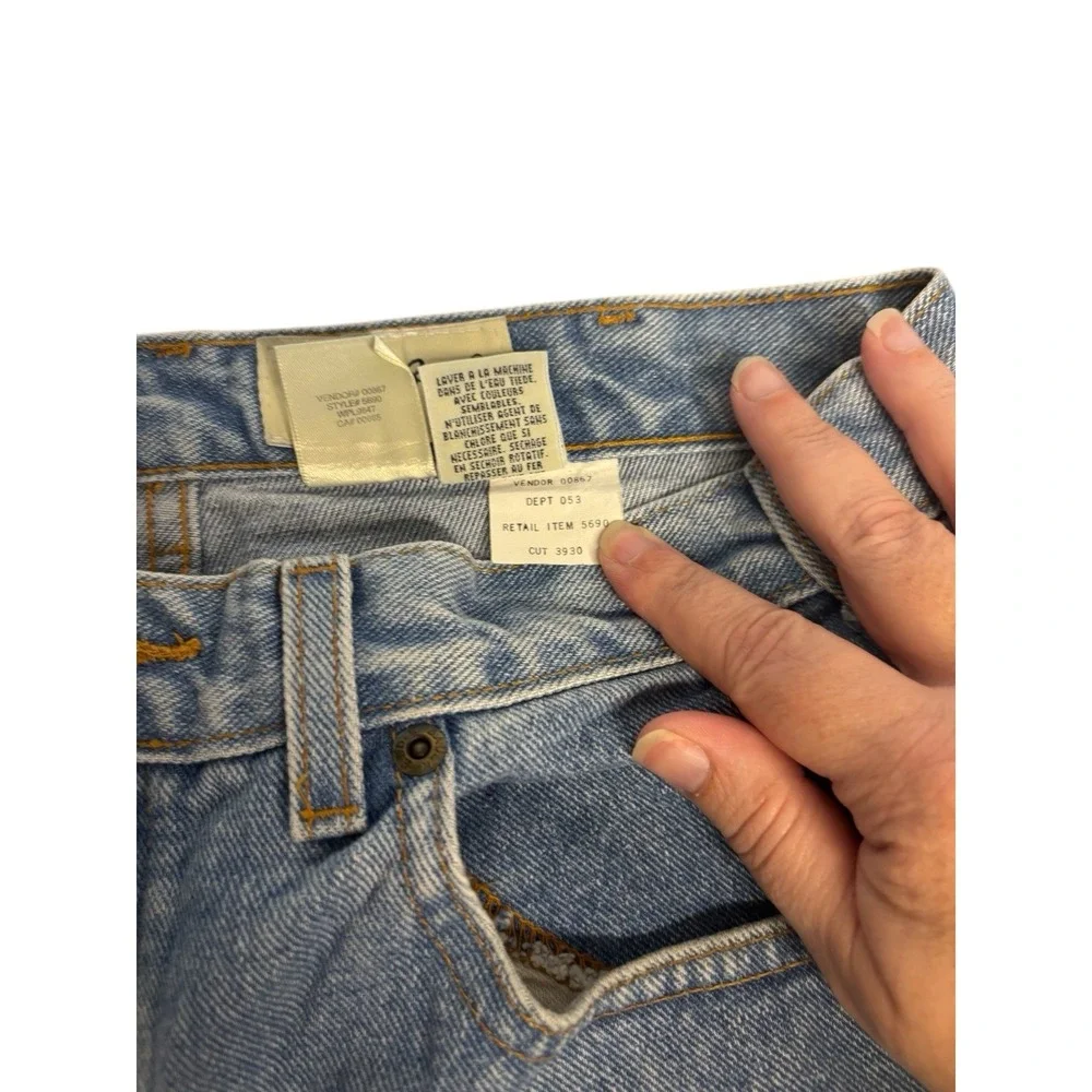 Eddie Bauer Jeans‎ Mens 36x34 Regular Fit Light Wash 5690 Blue Work